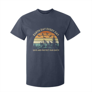 Earth Day Everyday T Shirt For Kid Save And Protect Our Earth TS12 Navy Print Your Wear