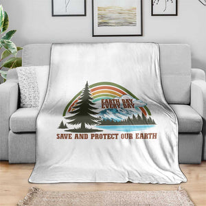 Earth Day Everyday Throw Blanket Save The Planet Nature Lover Gift TS12 Print Your Wear
