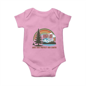Earth Day Everyday Baby Onesie Save The Planet Nature Lover Gift TS12 Light Pink Print Your Wear