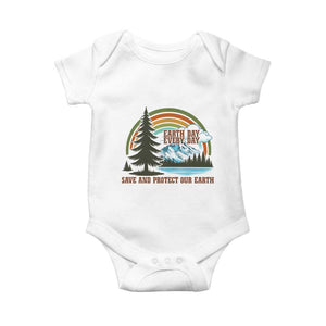 Earth Day Everyday Baby Onesie Save The Planet Nature Lover Gift TS12 White Print Your Wear
