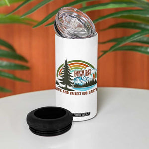 Earth Day Everyday 4 in 1 Can Cooler Tumbler Save The Planet Nature Lover Gift TS12 Print Your Wear