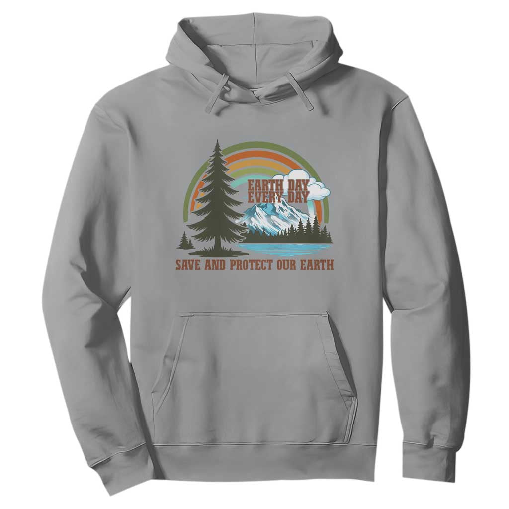 Earth Day Everyday Hoodie Save The Planet Nature Lover Gift TS12 Sport Gray Print Your Wear