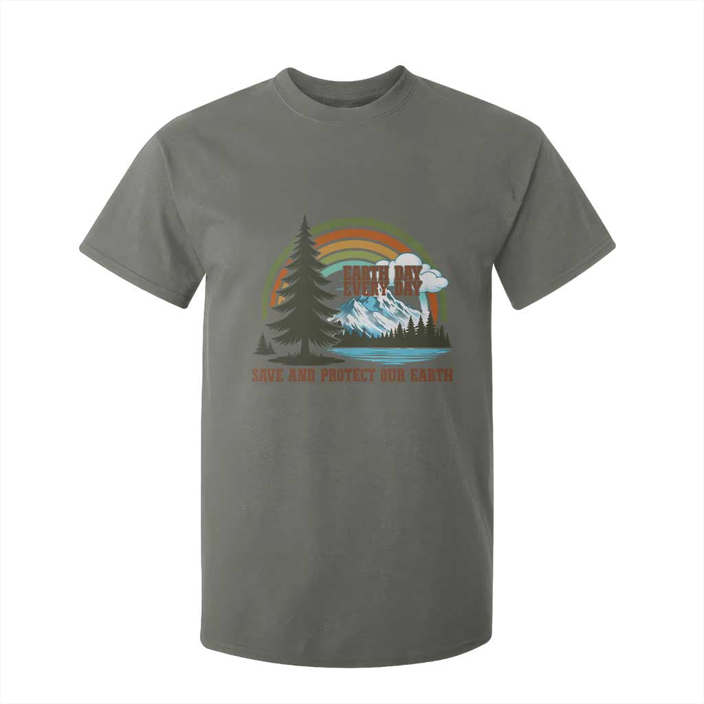 Earth Day Everyday T Shirt For Kid Save The Planet Nature Lover Gift TS12 Military Green Print Your Wear