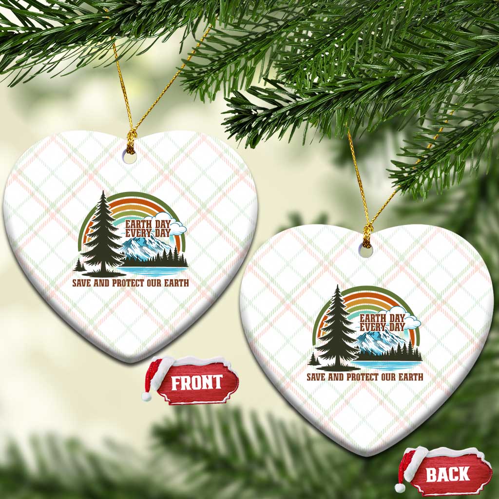 Earth Day Everyday Ceramic Ornament Save The Planet Nature Lover Gift TS12 Print Your Wear