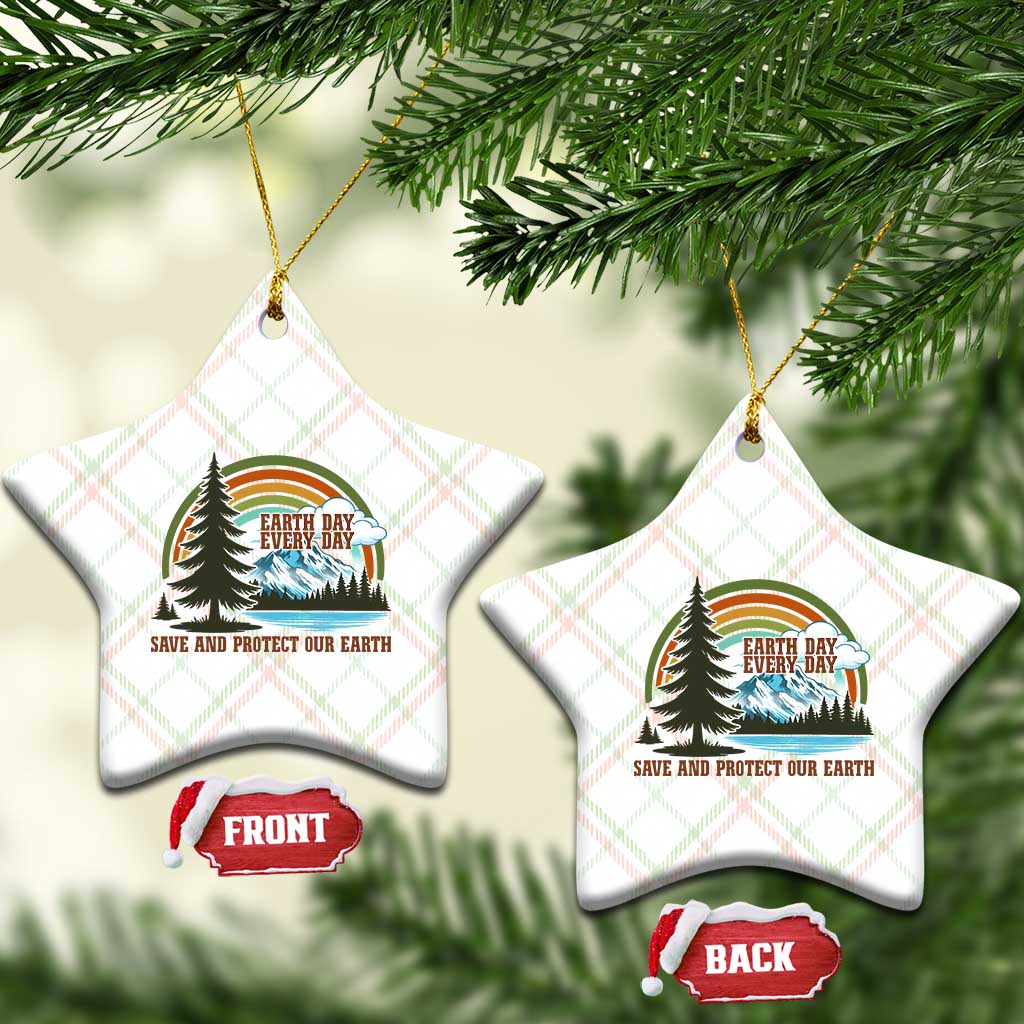 Earth Day Everyday Ceramic Ornament Save The Planet Nature Lover Gift TS12 Print Your Wear