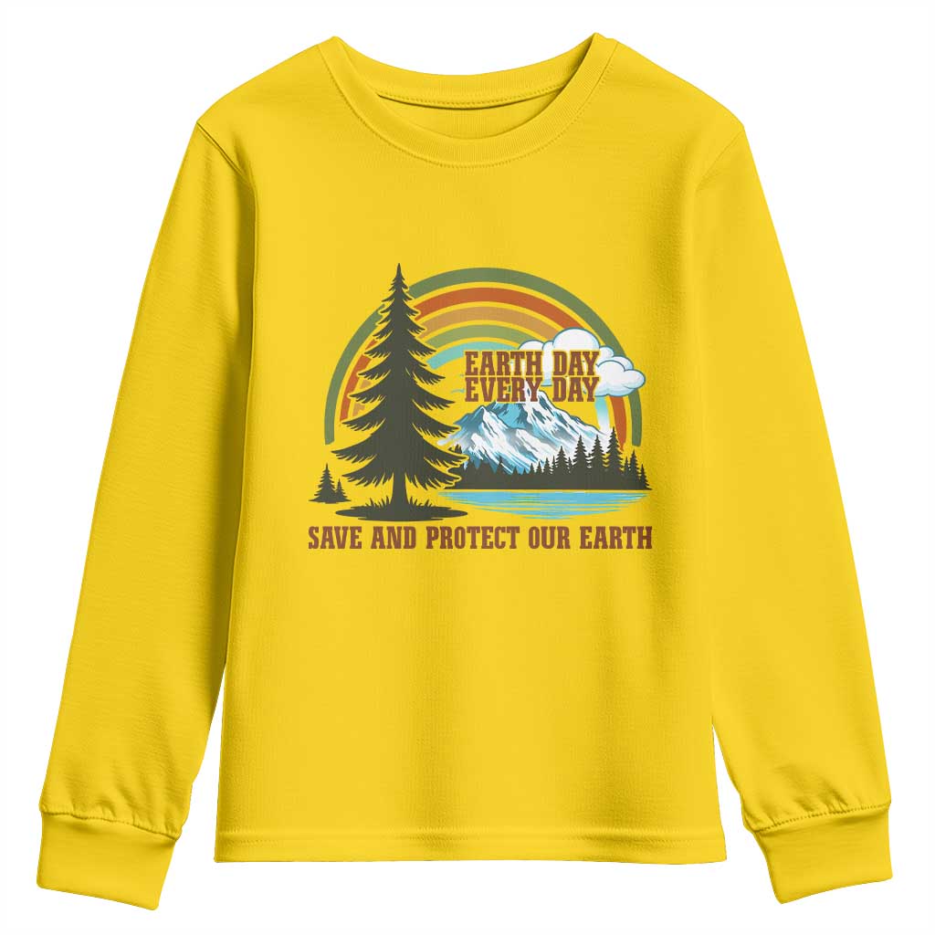 Earth Day Everyday Youth Sweatshirt Save The Planet Nature Lover Gift TS12 Daisy Print Your Wear
