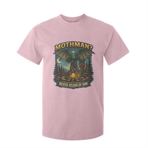 Funny Mothman Cryptid Believer T Shirt For Kid Never Heard Of Him TS12 Light Pink Print Your Wear