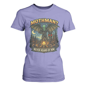 Funny Mothman Cryptid Believer T Shirt For Women Never Heard Of Him TS12 Violet Print Your Wear