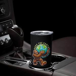Earth Day Tumbler Cup Save The Earth Bigfoot Lives Here TS12 Print Your Wear