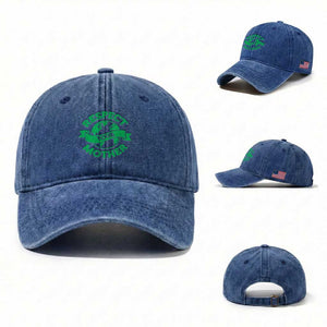 Respect Your Mother Washed Cotton Baseball Cap Earth Day Nature Lover Gift TS12 Washed Cap Universal Fit Royal Blue Print Your Wear