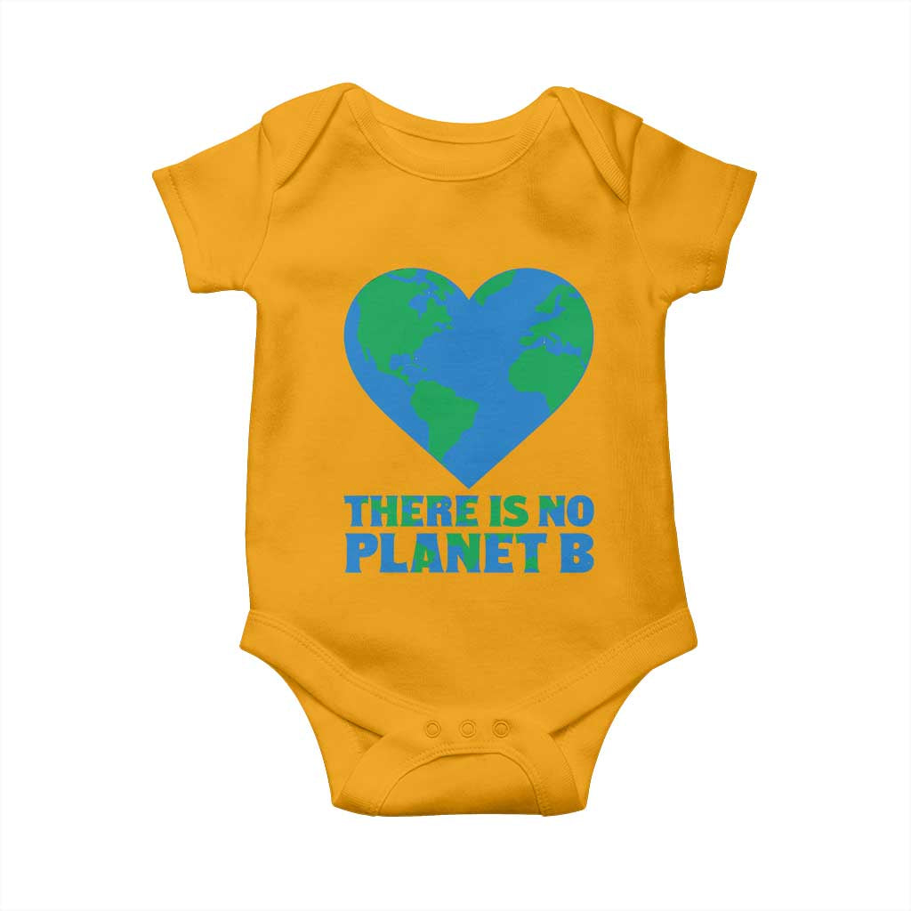 There Is No Planet B Baby Onesie Earth Day Nature Lover Gift TS12 Gold Print Your Wear