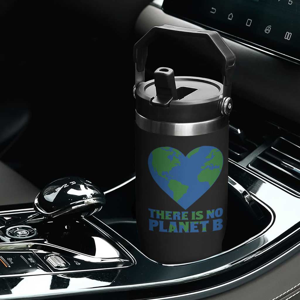 There Is No Planet B Flip Straw Tumbler Earth Day Nature Lover Gift TS12 Print Your Wear