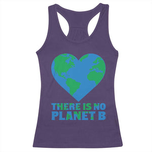 There Is No Planet B Racerback Tank Top Earth Day Nature Lover Gift TS12 Purple Print Your Wear