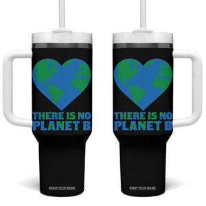 There Is No Planet B Tumbler With Handle Earth Day Nature Lover Gift TS12 One Size: 40 oz Black Print Your Wear
