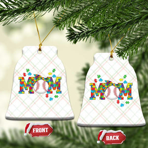 Autism Acceptance Baseball Mom Ceramic Ornament Proud Mom Inclusive Support Graphic TS12 Print Your Wear
