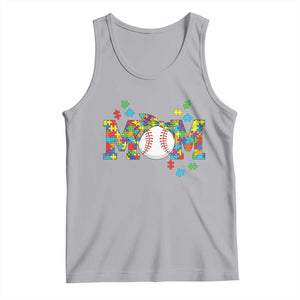 Autism Acceptance Baseball Mom Tank Top Proud Mom Inclusive Support Graphic TS12 Athletic Heather Print Your Wear