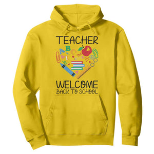 Teacher Welcome Back To School Hoodie Cute Classroom Gift TS12 Daisy Print Your Wear
