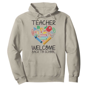 Teacher Welcome Back To School Hoodie Cute Classroom Gift TS12 Sand Print Your Wear