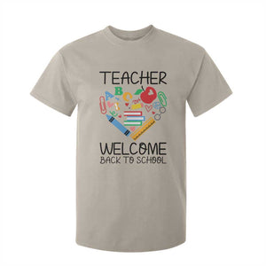 Teacher Welcome Back To School T Shirt For Kid Cute Classroom Gift TS12 Sand Print Your Wear