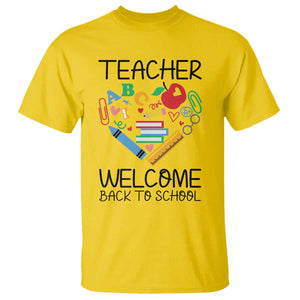 Teacher Welcome Back To School T Shirt Cute Classroom Gift TS12 Daisy Print Your Wear