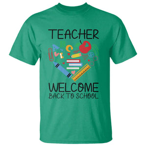 Teacher Welcome Back To School T Shirt Cute Classroom Gift TS12 Irish Green Print Your Wear