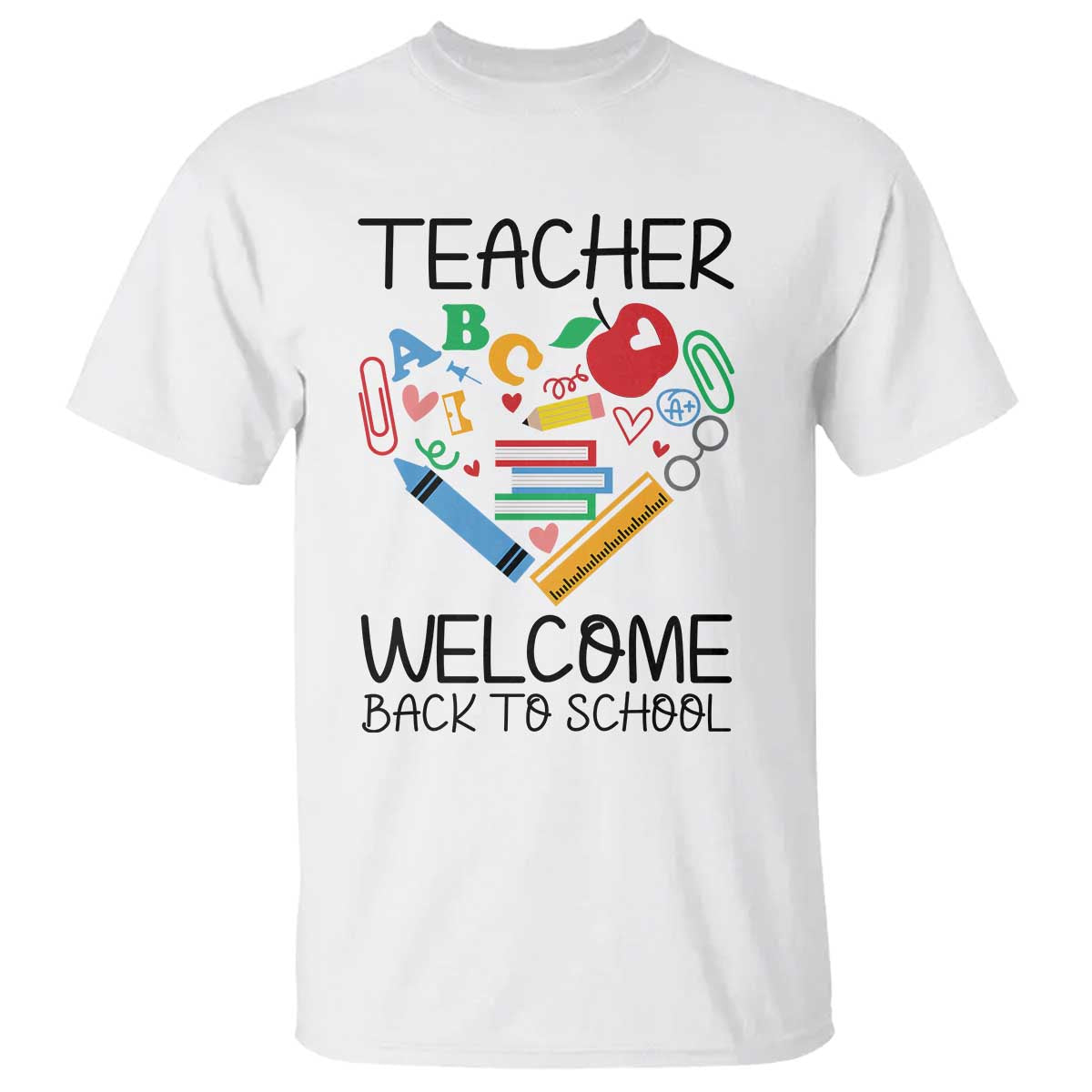 Teacher Welcome Back To School T Shirt Cute Classroom Gift TS12 White Print Your Wear
