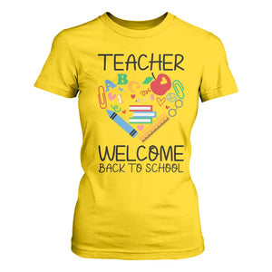 Teacher Welcome Back To School T Shirt For Women Cute Classroom Gift TS12 Daisy Print Your Wear
