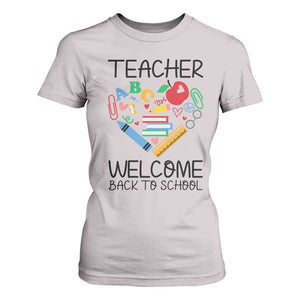Teacher Welcome Back To School T Shirt For Women Cute Classroom Gift TS12 Ice Gray Print Your Wear