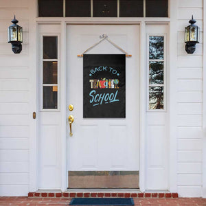 Back To School Teacher Life Funny Educator Gift Garden Flag TS12 Print Your Wear