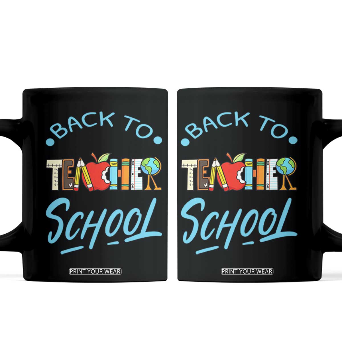 Back To School Teacher Life Funny Educator Gift Coffee Mug TS12 Black Print Your Wear