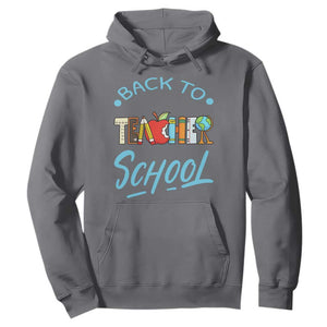 Back To School Teacher Life Funny Educator Gift Hoodie TS12 Charcoal Print Your Wear