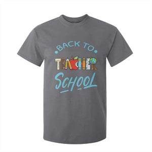 Back To School Teacher Life Funny Educator Gift T Shirt For Kid TS12 Charcoal Print Your Wear