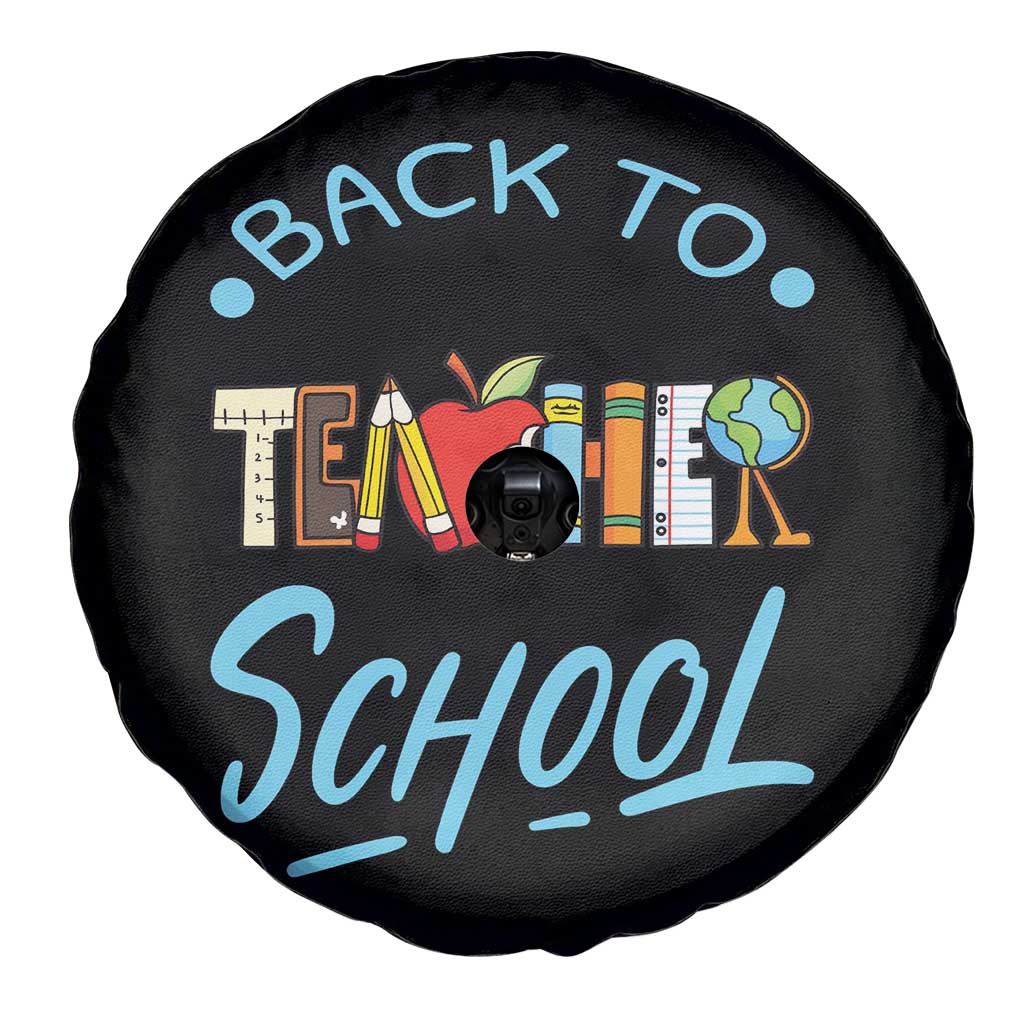 Back To School Teacher Life Funny Educator Gift Spare Tire Cover TS12 Print Your Wear