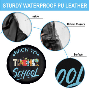 Back To School Teacher Life Funny Educator Gift Spare Tire Cover TS12 Print Your Wear