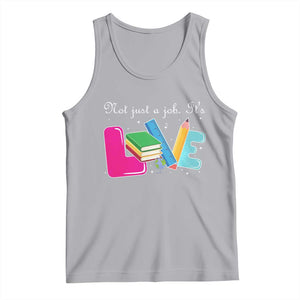 Inspirational Teacher Tank Top Not Just A Job Its Love TS12 Athletic Heather Print Your Wear
