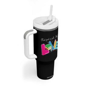 Inspirational Teacher Tumbler With Handle Not Just A Job Its Love TS12 Print Your Wear
