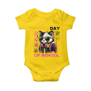 Funny Cat First Day Of School Baby Onesie Back To School Gift For Kids TS12 Daisy Print Your Wear