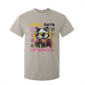 Funny Cat First Day Of School T Shirt For Kid Back To School Gift For Kids TS12 Sand Print Your Wear