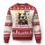 Funny Cat First Day Of School Ugly Christmas Sweater Back To School Gift For Kids TS12 Beige Red Print Your Wear