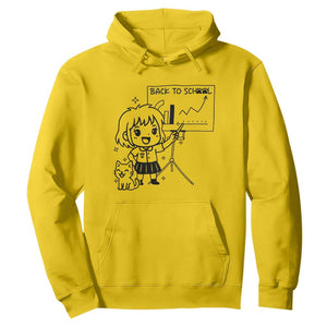 Back To school Hoodie Funny Teacher Teaching Cat Lover Gift TS12 Daisy Print Your Wear
