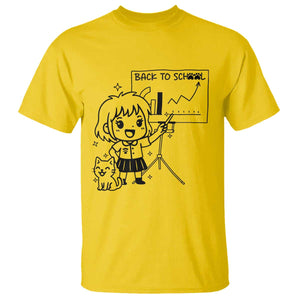 Back To school T Shirt Funny Teacher Teaching Cat Lover Gift TS12 Daisy Print Your Wear