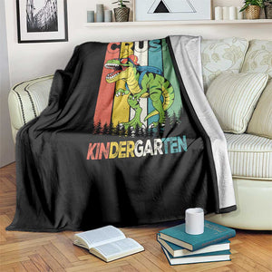 Funny Dinosaur Im Ready To Crush Kindergarten Gift Throw Blanket TS12 Print Your Wear