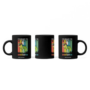 Funny Dinosaur Im Ready To Crush Kindergarten Gift Coffee Mug TS12 Print Your Wear