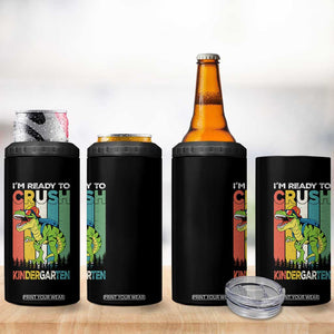Funny Dinosaur Im Ready To Crush Kindergarten Gift 4 in 1 Can Cooler Tumbler TS12 Print Your Wear