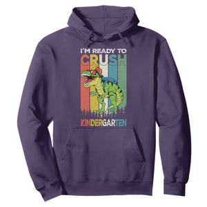 Funny Dinosaur Im Ready To Crush Kindergarten Gift Hoodie TS12 Purple Print Your Wear