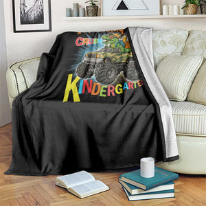 Im Ready To Crush Kindergarten Throw Blanket Dinosaur Driving Truck Gift TS12 Print Your Wear
