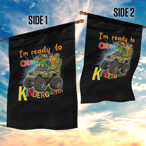 Im Ready To Crush Kindergarten Garden Flag Dinosaur Driving Truck Gift TS12 Print Your Wear