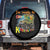 Im Ready To Crush Kindergarten Spare Tire Cover Dinosaur Driving Truck Gift TS12 No hole Black Print Your Wear