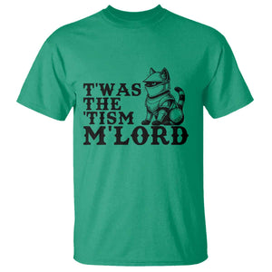 Twas The Tism Funny Medieval Knight Cat T Shirt Armor Meme Fantasy Gift TS12 Irish Green Print Your Wear