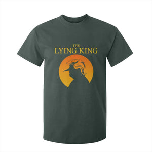 Funny The Lying King Long Nose Silhouette T Shirt For Kid Vintage Political Satire Statement Gift